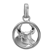 Load image into Gallery viewer, Zodiac Taurus Pendant Silver 