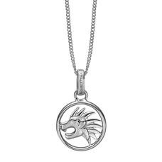 Load image into Gallery viewer, Zodiac Leo Necklace Silver 