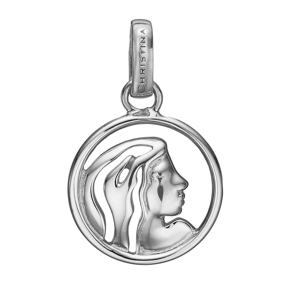 Zodiac Virgo Pendant Silver 