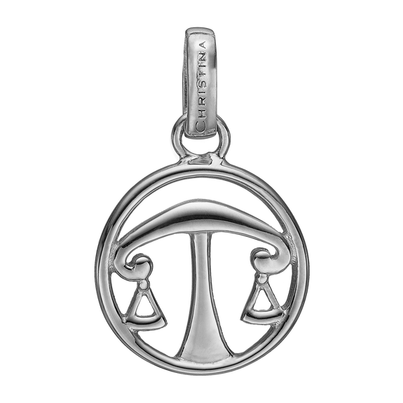 Zodiac Libra Pendant Silver 
