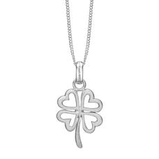 Load image into Gallery viewer, Foursome Luck Necklace Silver 