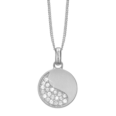 Load image into Gallery viewer, Moon Shine Necklace Silver with Gemstones