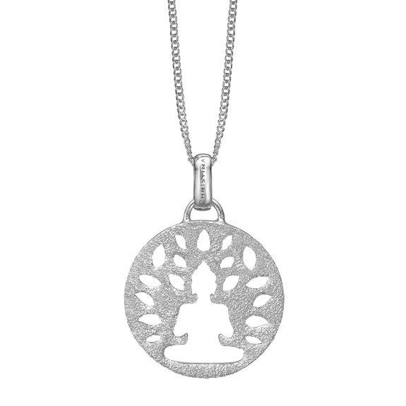 Meditation Necklace Silver 
