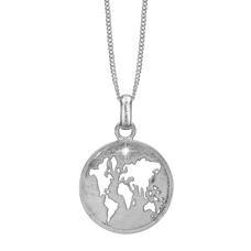 Load image into Gallery viewer, The World Necklace Silver with Gemstones