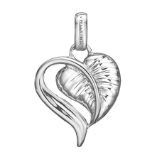 Load image into Gallery viewer, The Leaf of Love is reminder of the beauty of love in everyday life, a life that is laced with creative ideas that inspire a compassionate caring and tender Love.  Something that can be celebrated whenever you put on your Leaf of Love Pendent delicately handcrafted in Rhodium Plated Sterling Silver