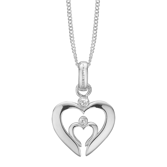 Love & Care Pendant with Chain Necklace Handcrafted in Sterling Silver. Choose the Pendant on its own or with a choice of two lengths of Necklaces. The Necklaces come in two adjustable sizes, a 55cm that can be adjusted down to 40cm and a 90cm that can be adjusted down to 70cm.