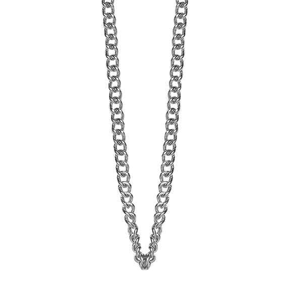 The Christina Necklace  is hand made in 925 Sterling Silver and finished with a Rhodium Plating and comes in two adjustable options for perfect stacking. 