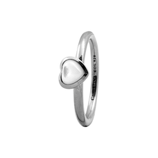 Load image into Gallery viewer, Heart Mother of Pearl Handcrafted Ring in Sterling Silver and available in Gold or a Silver Finish with Gemstones