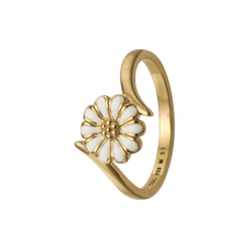 Load image into Gallery viewer, Daisy Power Handcrafted Ring in Sterling Silver and available in Gold or a Silver Finish and White 