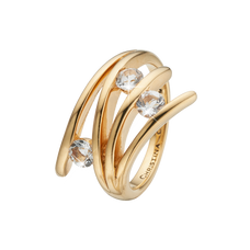 Load image into Gallery viewer, Balance Love Handcrafted Ring in Sterling Silver and available in Gold or a Silver Finish with Gemstones